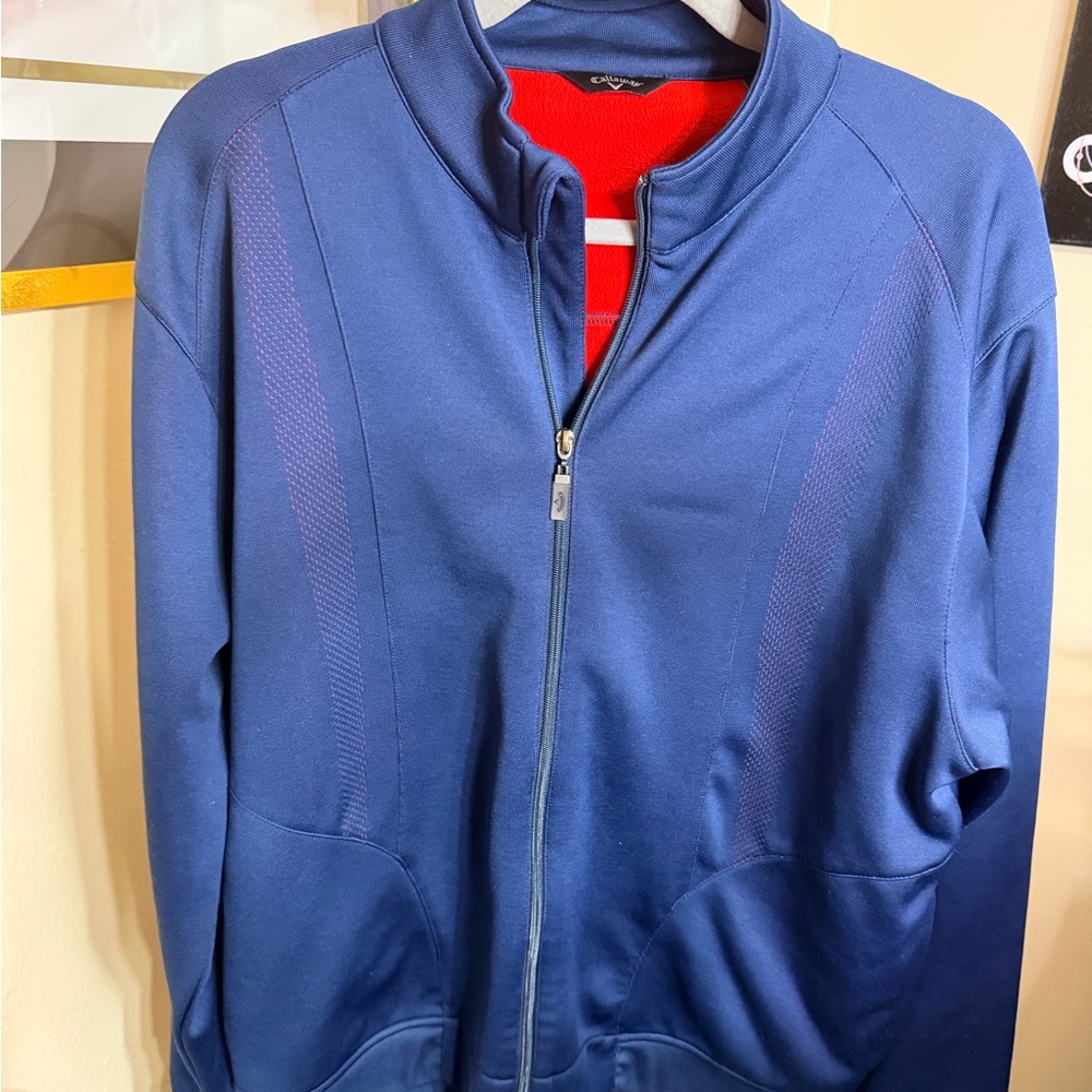 Callaway Men's Navy Zip-Up Sweater‎